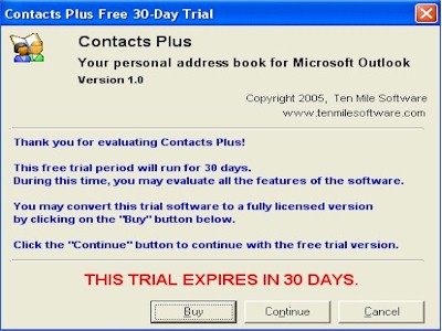 Click to view TrialwareDialog  ActiveX Control 1.1.2 screenshot